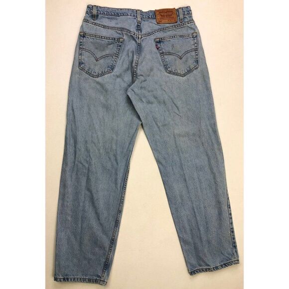 VINTAGE Levi's 550 Denim Jeans Men Size 32 X 28 Blue Tag Size 34 x 30 - Picture 4 of 7